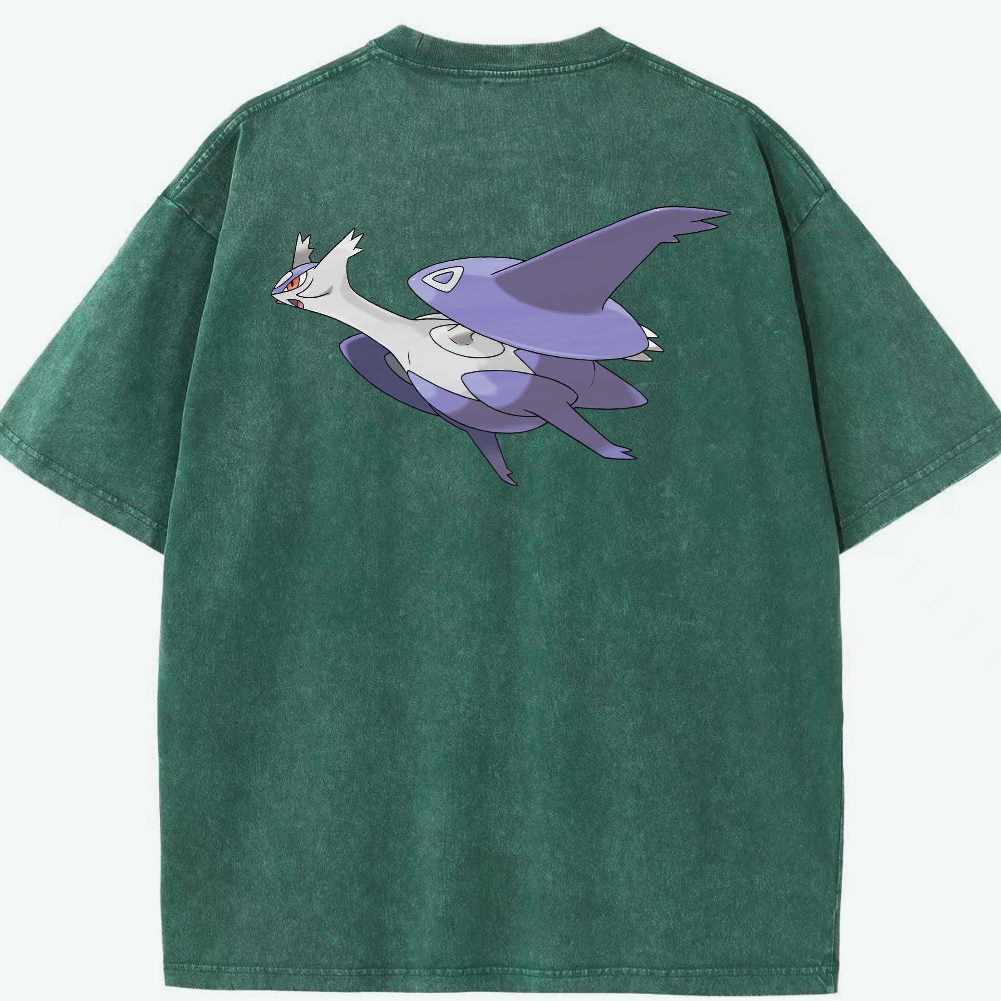 （画像用） ポケットモンスター Pokémon 綿100% ヴィンテージ風 半袖Tシャツ（背面プリント）